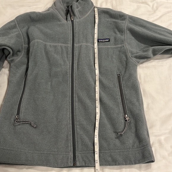 Vintage Patagonia 1998 Gray Synchilla Full Zip Fleece Jacket Size M El Capilene - Picture 14 of 16
